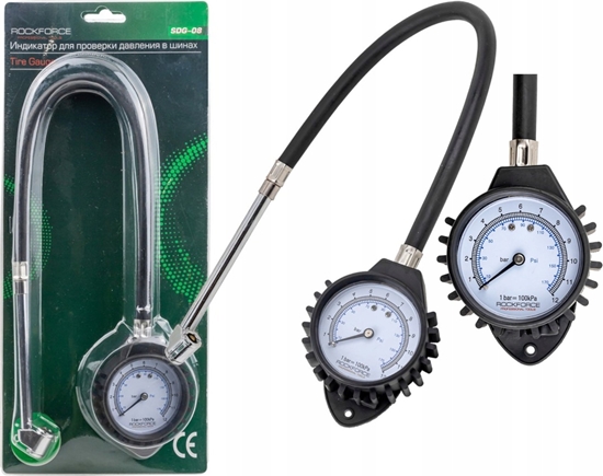 Picture of Rockforce Wskanik do sprawdzania cinienia w oponach samochodów ciarowych (0-12 Bar)