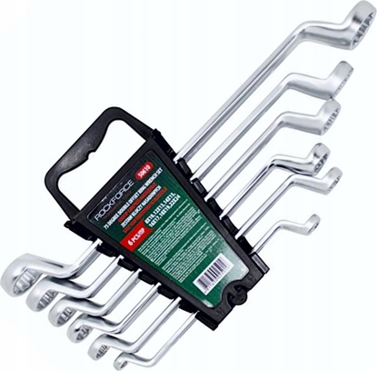 Picture of Rockforce Zestaw kluczy oczkowych odgitych 6el. 8-24 mm CrV