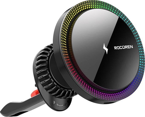 Picture of Rocoren Rocoren RCZJ-XK01 wireless car charger, 15W (black)