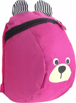 Attēls no RoGer Children's Backpack Bear Pink