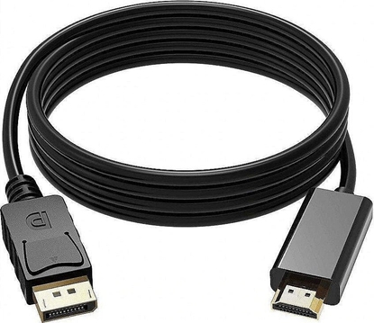 Изображение RoGer DisplayPort to HDMI cable / 4K x 2K / 1.8M / Black