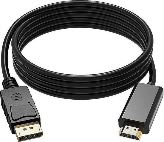 Изображение RoGer DisplayPort to HDMI cable / 4K x 2K / 1.8M / Black