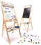 Attēls no RoGer Double-sided magnetic wooden board + educational accessories