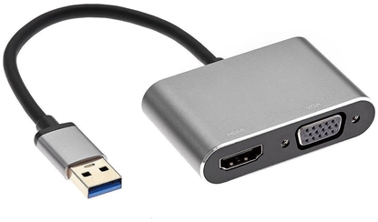 Изображение RoGer DrongDisplay Adapter USB to VGA/HDMI + Audio / iOS/Android/Windows/macOS