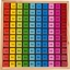 Изображение RoGer Educational cubes "Multiplication table"