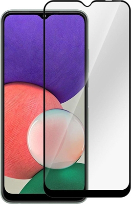 Изображение RoGer Full Face 9D Tempered Glass Full Coveraged with Frame Samsung Galaxy A22 4G Black