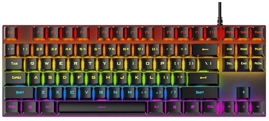 Picture of RoGer K80 Gaming Wired Mechanical Keyboard RGB / USB