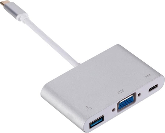 Picture of RoGer Multimedia Adapter Type-C to VGA + USB / USB-C