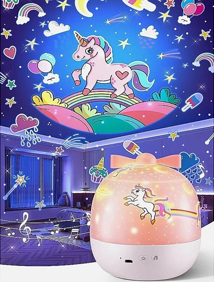 Picture of RoGer Unicorn Night Light Projector