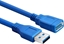 Picture of Kabel USB Roger USB-A - USB-A 3 m Niebieski (4752168125717)
