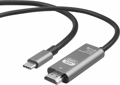 Attēls no RoGer USB-C to HDMI UltraHD 4K@60Hz Cable 1.8m