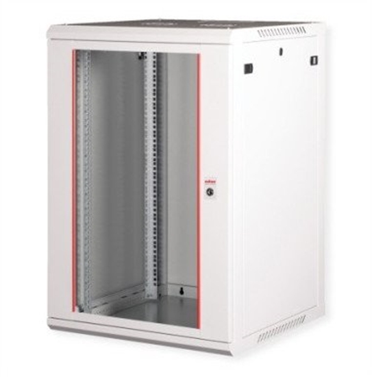 Picture of Roline 19" Wall Cabinet Basic Plus 18U, 600x600 BxT grey