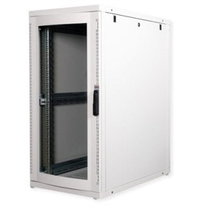 Picture of Roline 19-inch server rack Pro 26 U, 600x1000 WxD grey Plexiglas