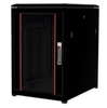 Изображение Roline 19-inch Network Cabinet Pro 16U, 600x800 WxD glass door black