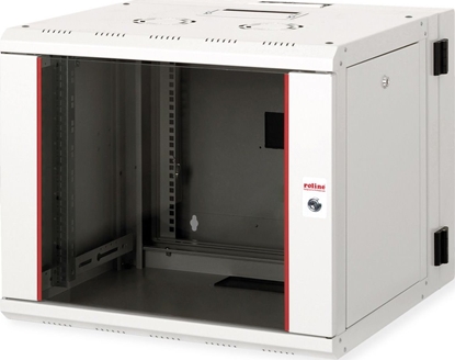 Picture of Roline 19-inch wall-mounted housing Pro 9 U, 600x600 WxD two-part swivelling grey