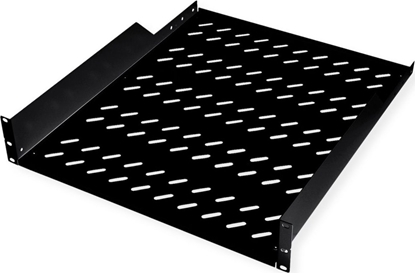 Изображение Roline 19-inch shelf 2 U 550 T, 25kg load capacity black
