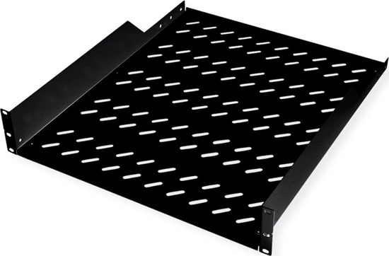 Изображение Roline 19-inch shelf 2 U 550 T, 25kg load capacity black