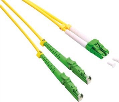 Изображение Roline FO Jumper Cable Duplex, 9/125µm, OS2, LSH/LC, APC Polish, LSOH, yellow, 2 m