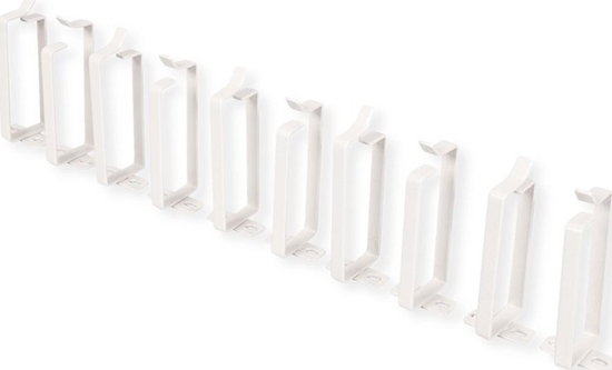 Изображение Roline Cable management bracket, 44x100mm grey 10 pieces