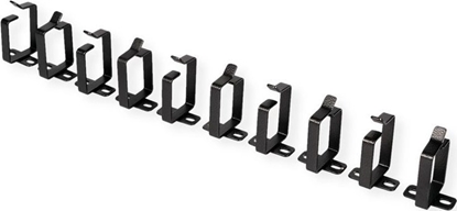 Изображение Roline Cable management bracket, 44x60mm black 10 pieces