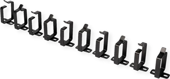 Изображение Roline Cable management bracket, 44x60mm black 10 pieces