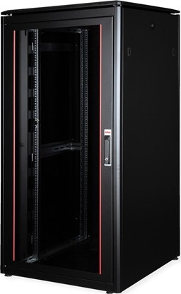 Picture of Roline 19-inch network cabinet Pro 32 U, 800x800 WxD glass door black
