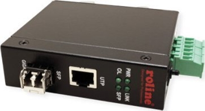 Picture of Roline Industrial Converter RJ-45, Fiber Optic 1000SX/LC