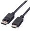 Изображение ROLINE RM Kabel DisplayPort, DP - HDTV, M/M, czarny, 3 m