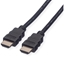Picture of ROLINE RM Kabel HDMI High Speed + Ethernet, M/M, czarny, 1 m