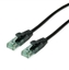 Attēls no ROLINE RM UTP Patch Cord Cat.6A, czarny, 1,5 m