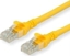Picture of Roline ROLINE - Patch- Cable - RJ- 45 (M) to RJ- 45 (M) - 20 m - UTP - CAT 6a - halogen free, shaped, stranded - yellow (21.15.2729)