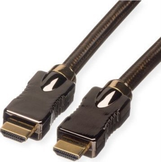 Picture of Roline HDMI Ultra HD Cable + Ethernet, M/M, black, 1.5 m