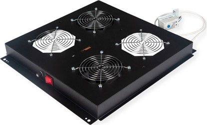 Picture of Roline 19-inch roof fan unit 2 fans, black, black