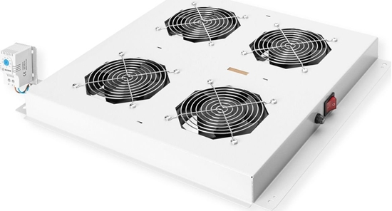 Picture of Roline 19-inch roof fan unit 4 fans, grey