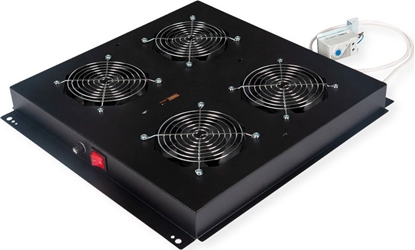 Picture of Roline 19-inch roof fan unit 4 fans, black