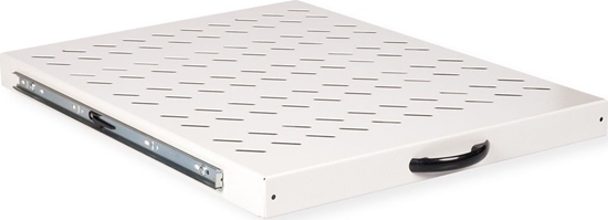 Picture of Roline 19-inch shelf 1 U, extendable 550 T 25 kg grey