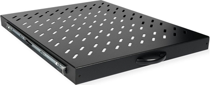 Picture of Roline 19-inch shelf 1 U, extendable 550 T 25 kg black