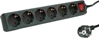 Изображение ROLINE Power Strip, 6-way, with Switch, black, 3 m