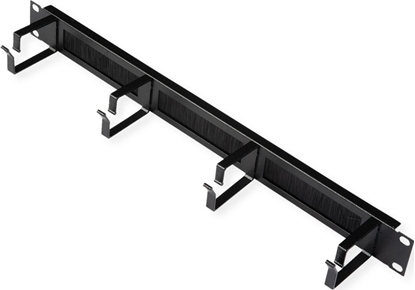 Изображение Roline 19-inch patch panel 1U, with brush strip 44x60mm black