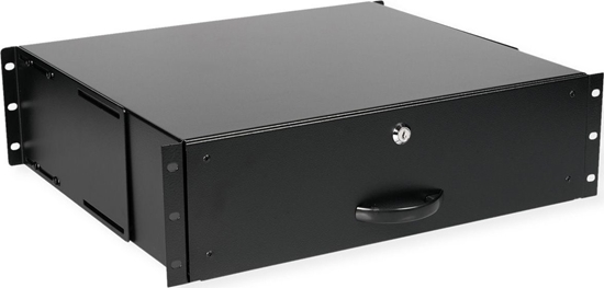 Picture of Roline 19-inch keyboard drawer 3 U, 400 T lockable black