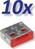 Picture of Roline USB-A Port Lock / Blocker 10x USB for 11.02.8330
