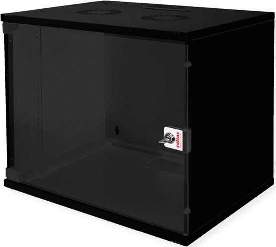 Picture of Roline 19-inch wall-mounted housing Basic 9 U, 540x400 BxT kit black