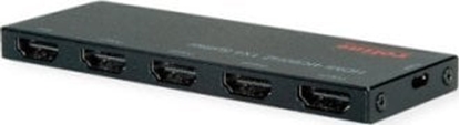 Picture of Roline HDMI video splitter, ultra slim, 4x