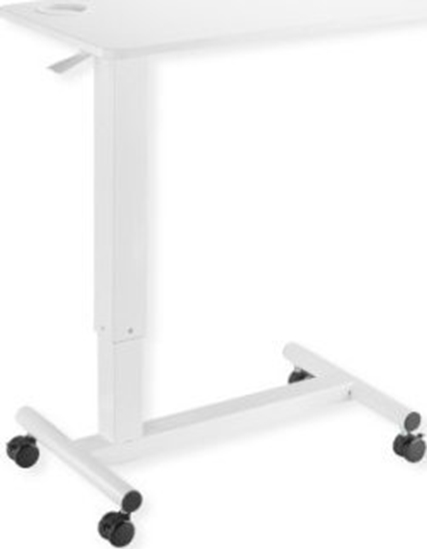 Picture of Roline Gas Spring Side Table / Workstation, height adjustable, white