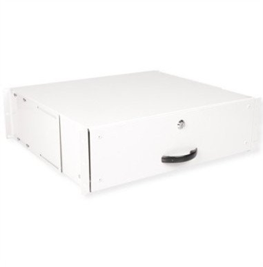 Picture of Roline 19-inch keyboard drawer 3 U, 400 T lockable grey