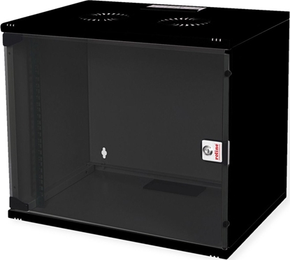 Picture of Roline 19-inch wall-mounted housing Basic 7 U, 540x400 WxD kit black