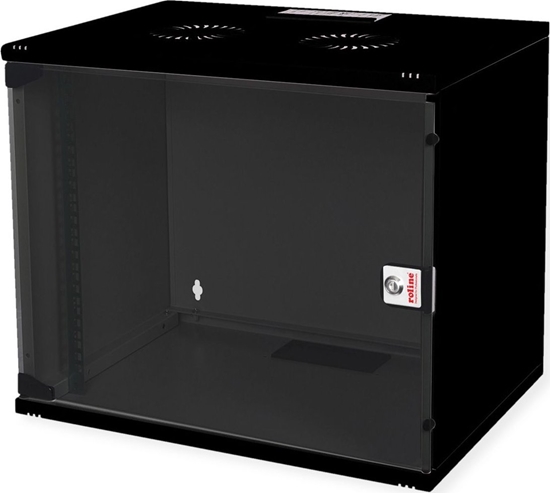 Picture of Roline 19-inch wall-mounted housing Basic 7 U, 540x400 WxD kit black