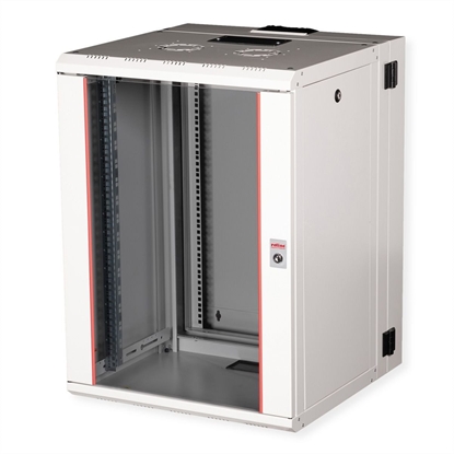 Picture of Roline 19-inch wall-mounted housing Pro 16 U, 600x600 WxD two-part swivelling grey