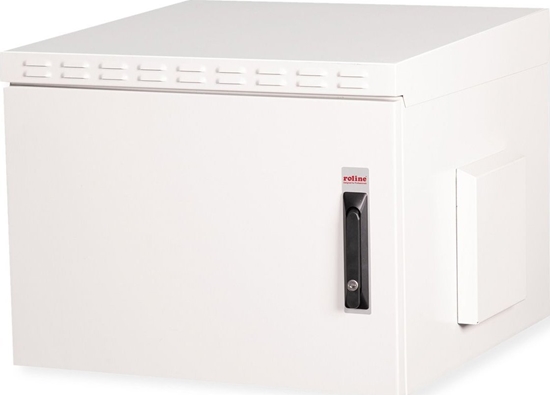Изображение Roline 19-inch wall-mounted housing Pro 7 U, 600x600 WxD IP55 outdoor grey