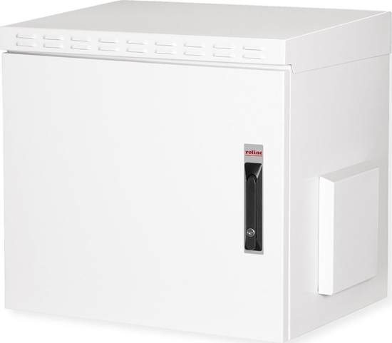 Picture of Roline 19-inch wall-mounted housing Pro 9 U, 600x450 WxD IP55 outdoor grey